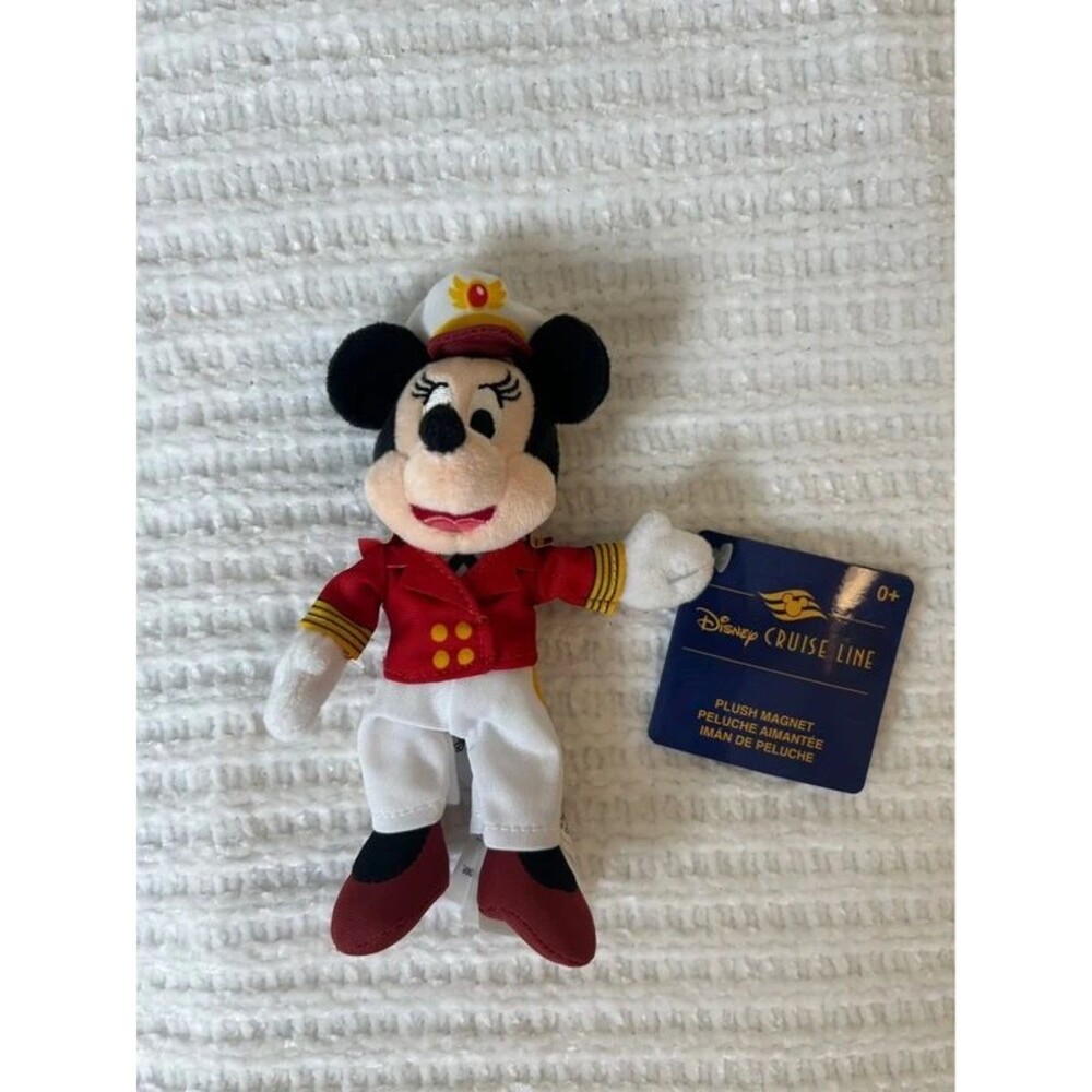 New 2026 disney cruise line Minnie Mouse sailor plush magnet ~ 5 inches NWT